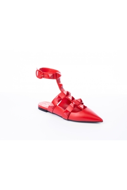 Valentino ballerina red 2