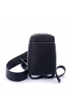 Valentino black stud belt bag