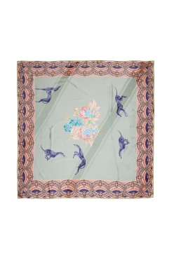 Mantero pañuelo seda 90 x 90