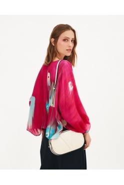 Giorgio Armani fuchsia top 2