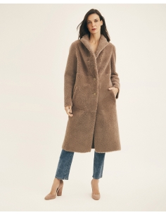 Blancha camel reversible coat 2