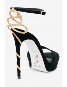 Rene Caovilla strass gold... 2