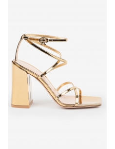 Gianvito rossi gold sandal