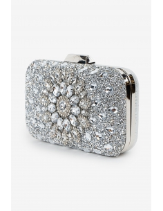Silver stone clutch 2