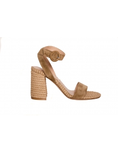 Gianvito Rossi beige sizal...
